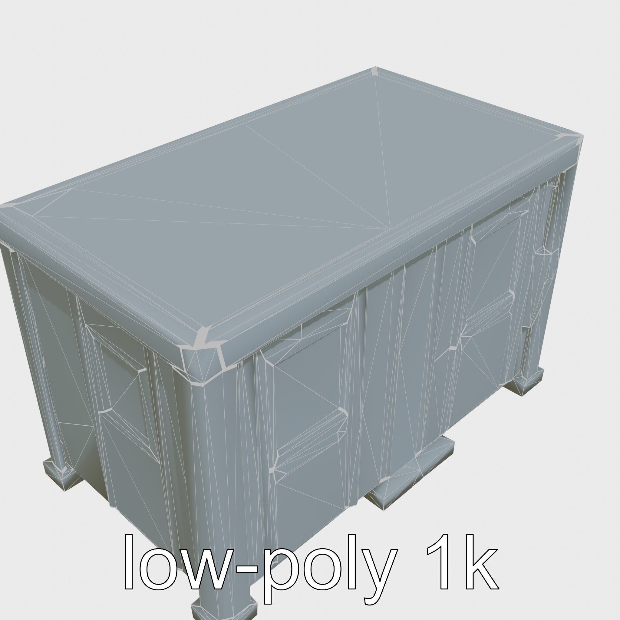 Portable Renewable Energy Unit for Small Settlements Low-poly 3D model_14