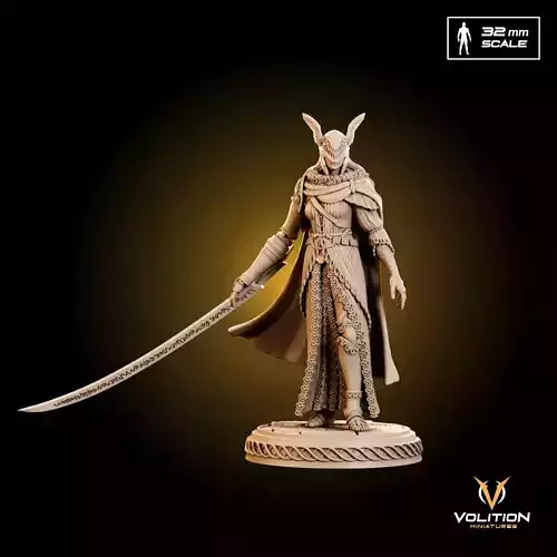 Malenia Blade Of Miquella - For Board Game  - Elden Ring   3D print model
