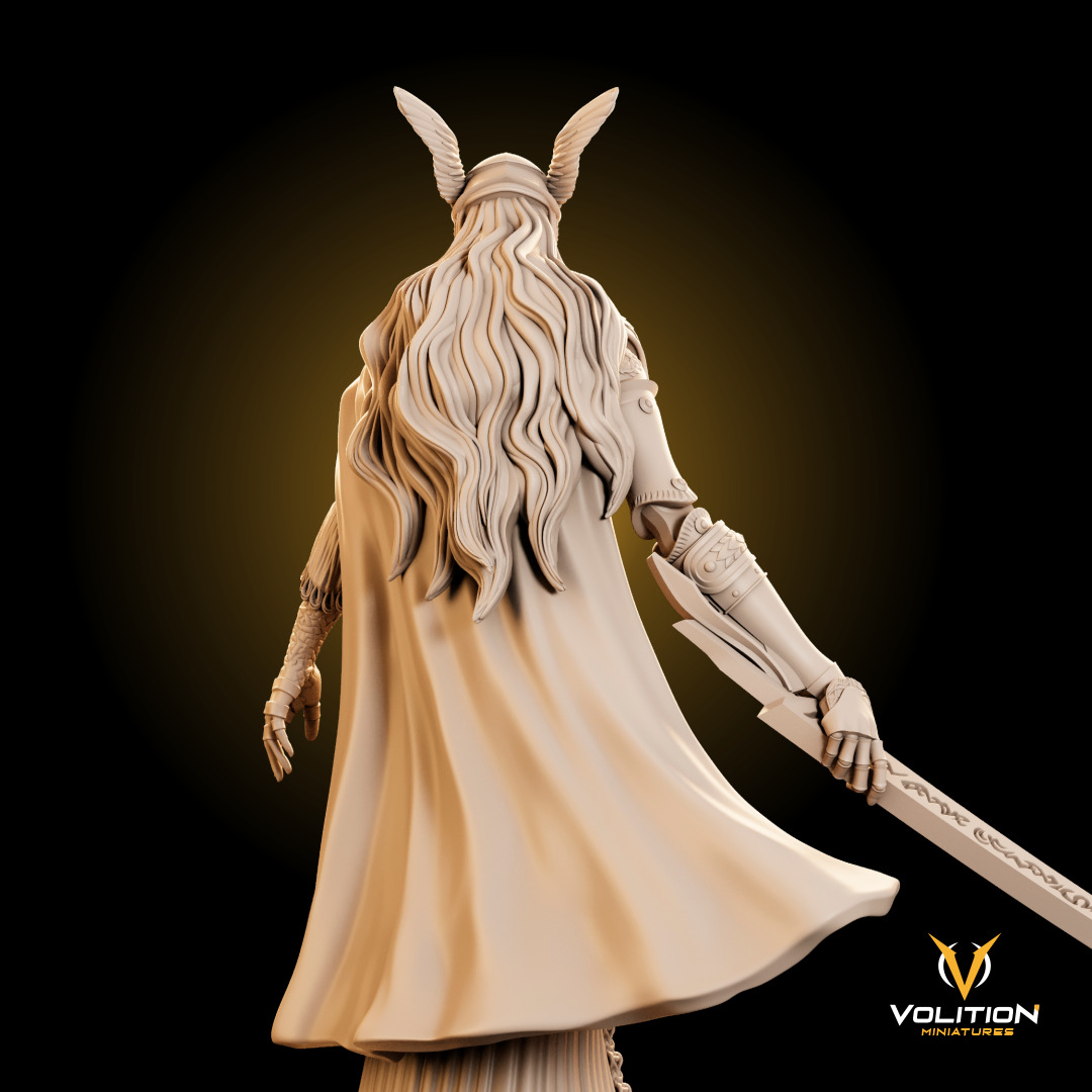 Malenia Blade Of Miquella - For Board Game  - Elden Ring   3D print model_5