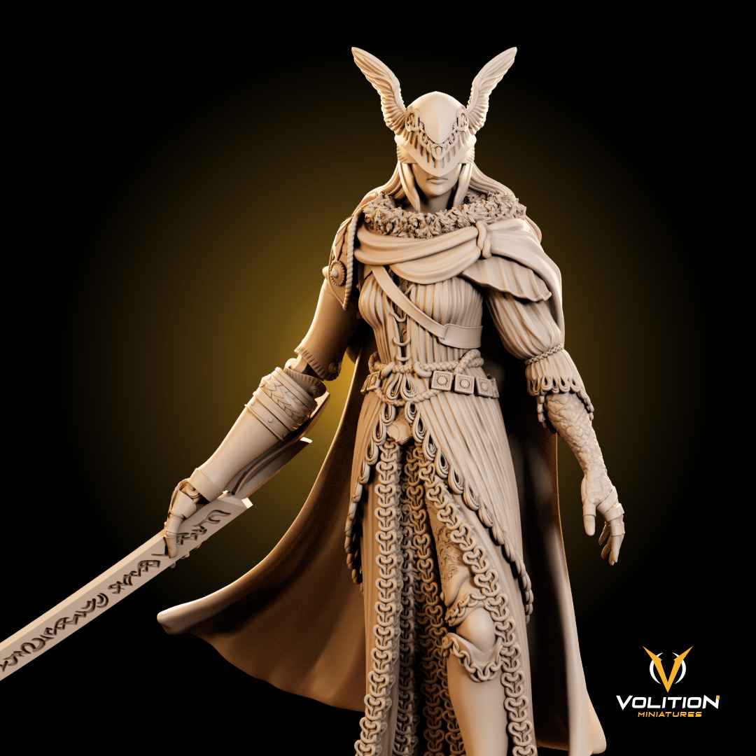 Malenia Blade Of Miquella - For Board Game  - Elden Ring   3D print model_4