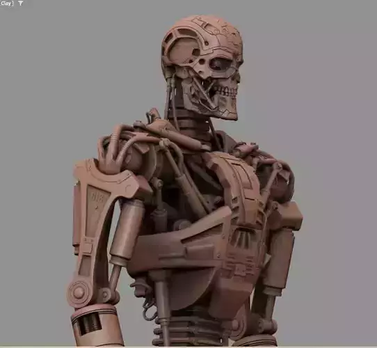 T-600 Terminator Salvation V2 High Detal