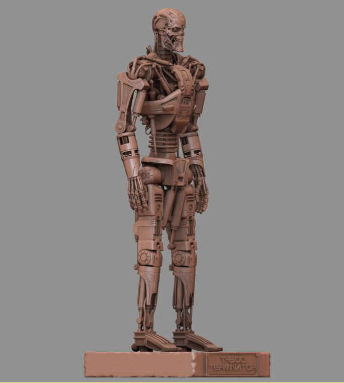 T-600 Terminator Salvation V2 High Detal 3D print model_33