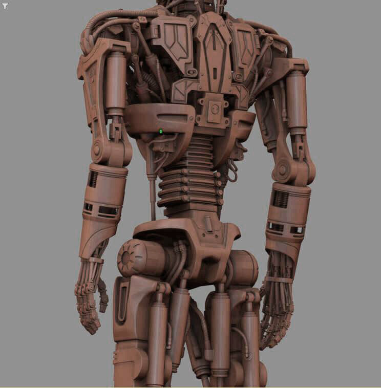 T-600 Terminator Salvation V2 High Detal 3D print model_16