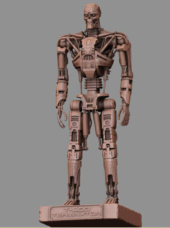 T-600 Terminator Salvation V2 High Detal 3D print model_11