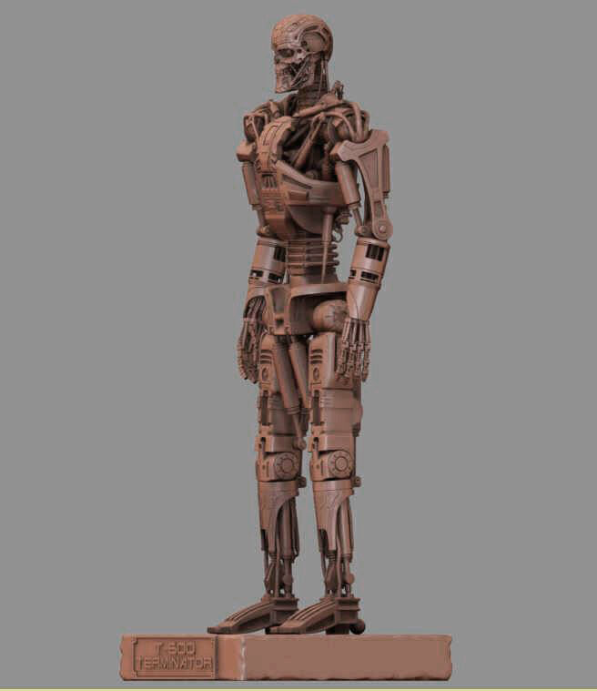 T-600 Terminator Salvation V2 High Detal 3D print model_28
