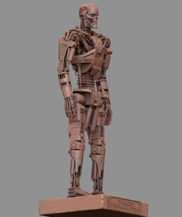 T-600 Terminator Salvation V2 High Detal 3D print model_1