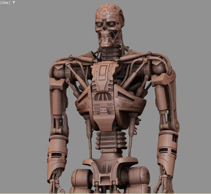 T-600 Terminator Salvation V2 High Detal 3D print model_13