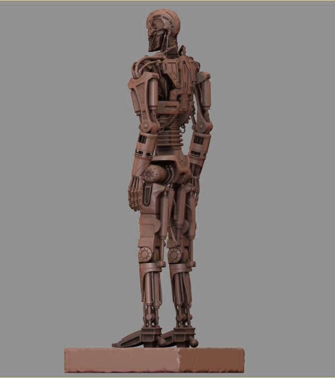 T-600 Terminator Salvation V2 High Detal 3D print model_32
