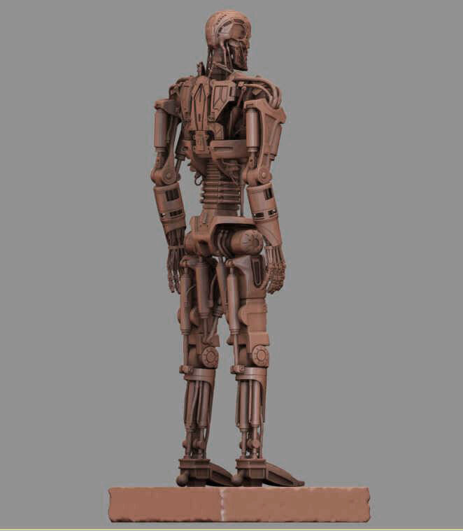 T-600 Terminator Salvation V2 High Detal 3D print model_29