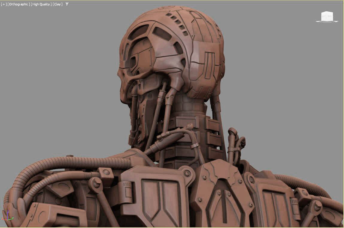 T-600 Terminator Salvation V2 High Detal 3D print model_10