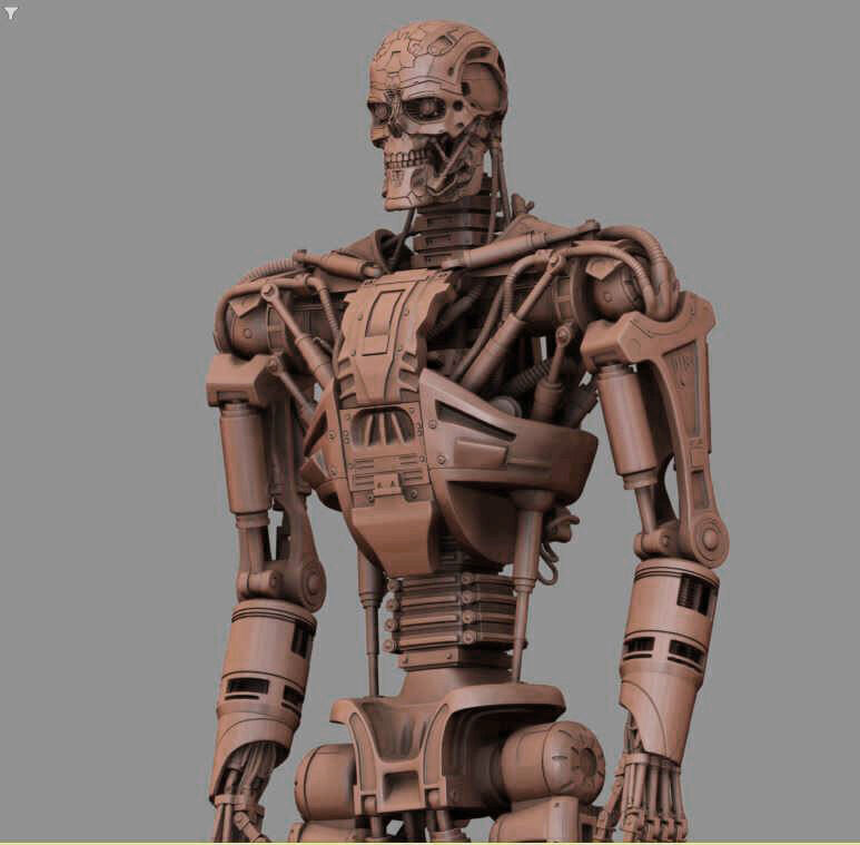 T-600 Terminator Salvation V2 High Detal 3D print model_15