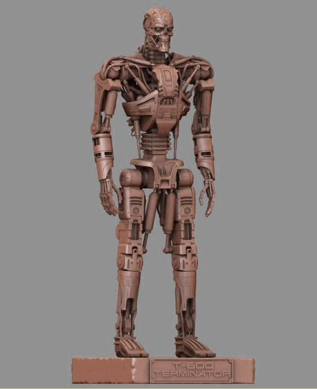 T-600 Terminator Salvation V2 High Detal 3D print model_35