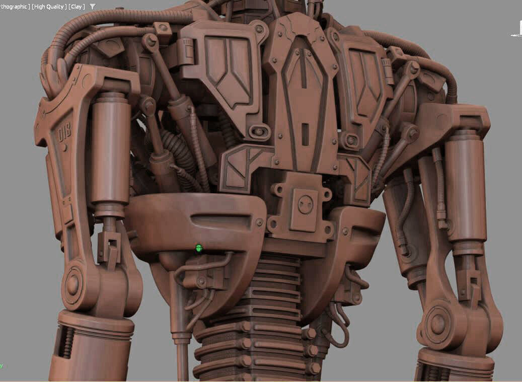 T-600 Terminator Salvation V2 High Detal 3D print model_18