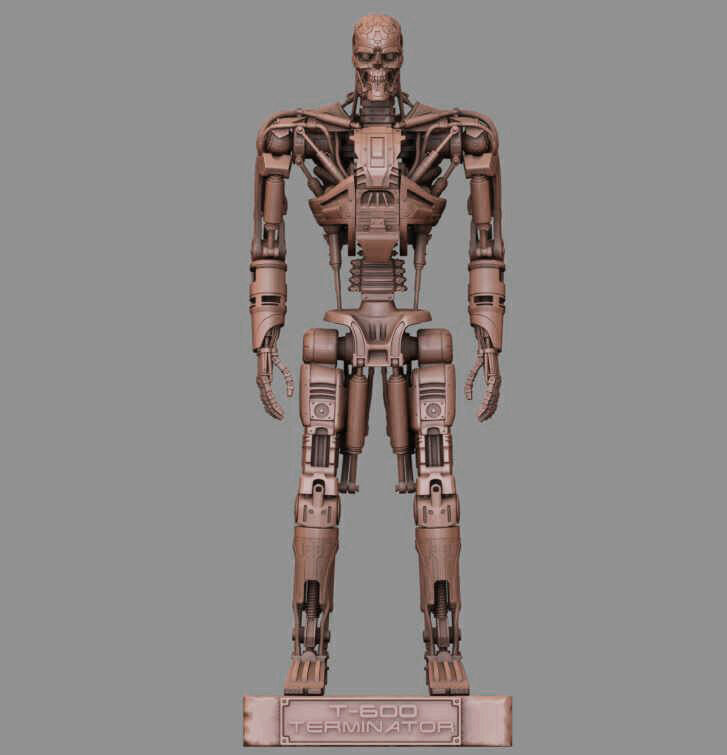 T-600 Terminator Salvation V2 High Detal 3D print model_24
