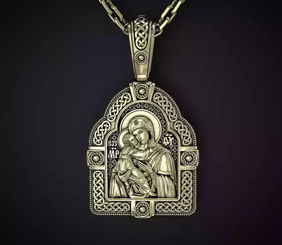 HOLY MOTHER OF GOD PENDANT