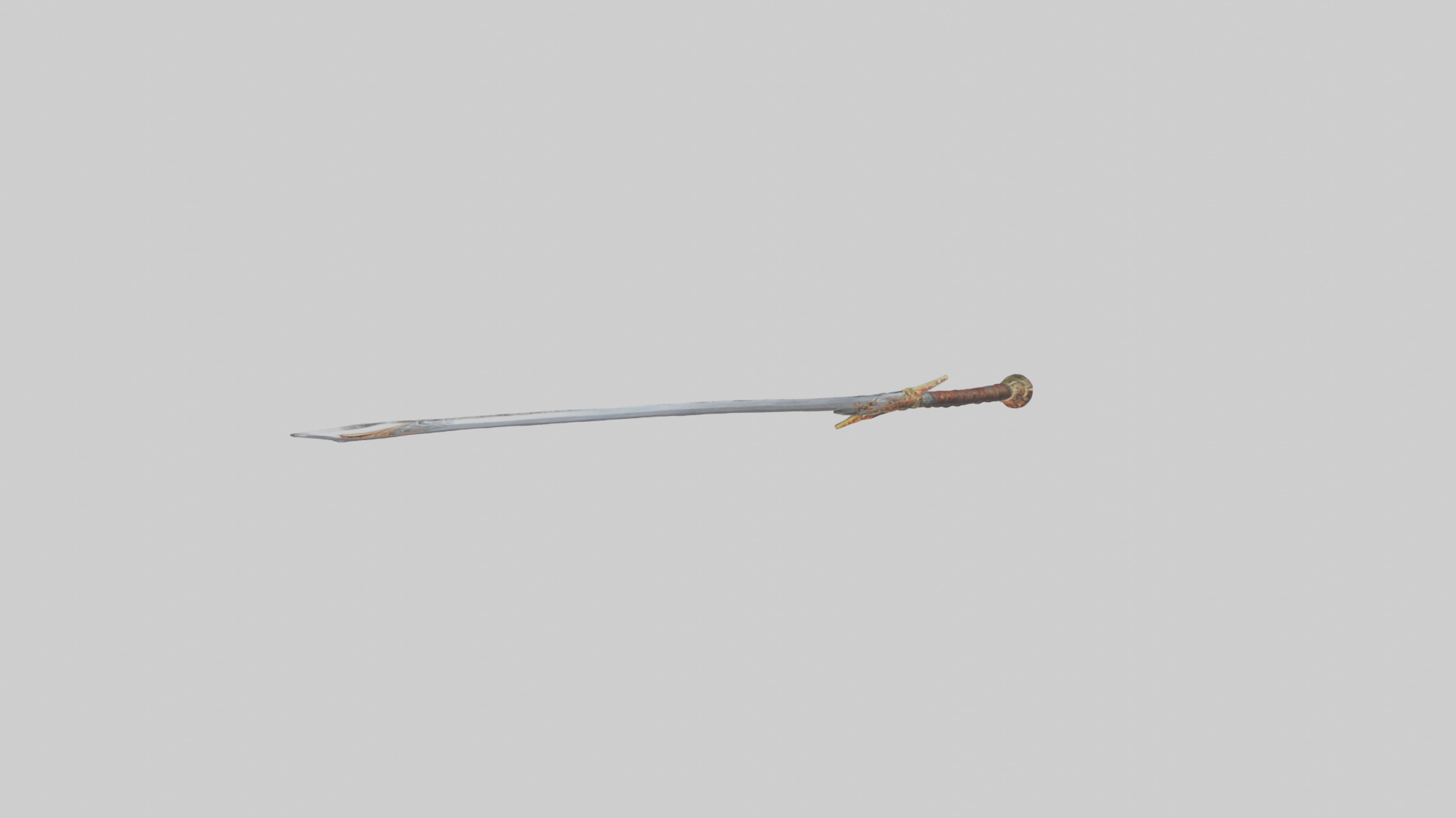 Ember Sword model Low-poly 3D model_18