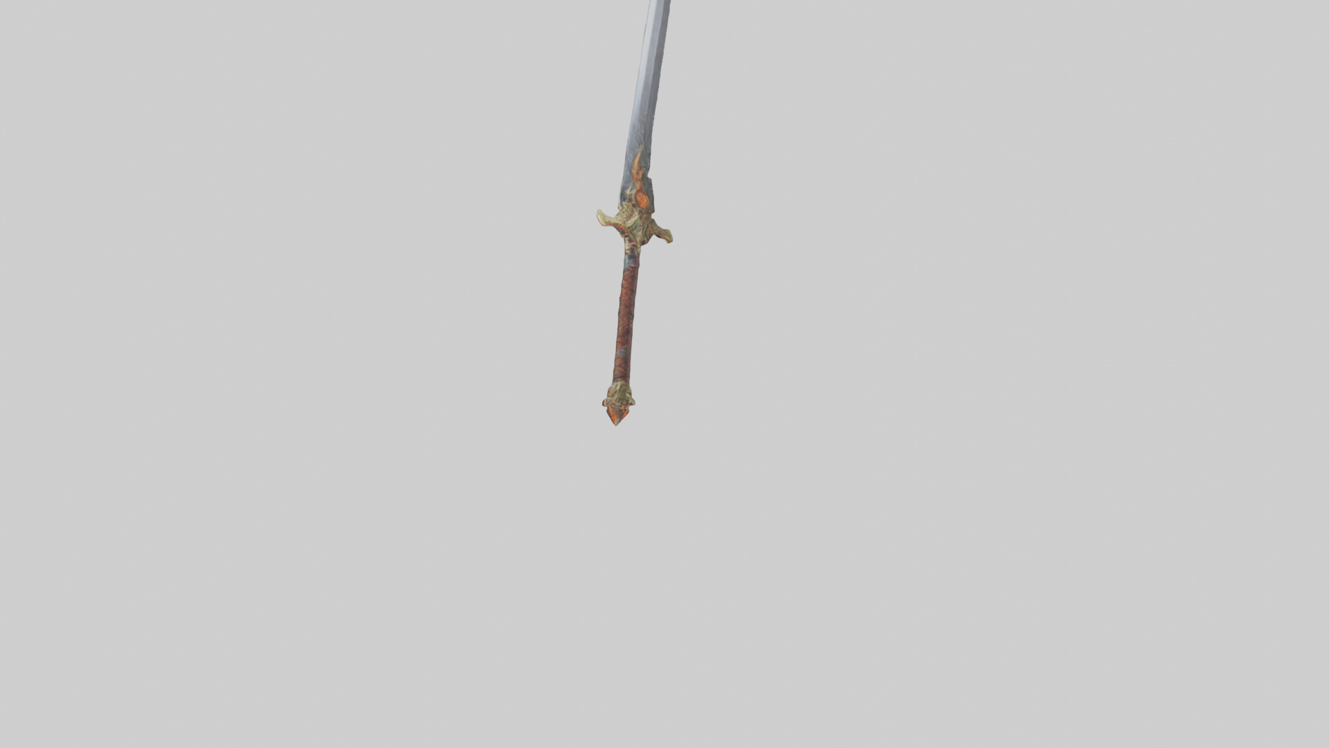 Ember Sword model Low-poly 3D model_5