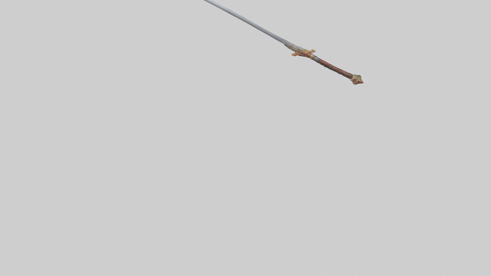 Ember Sword model Low-poly 3D model_6