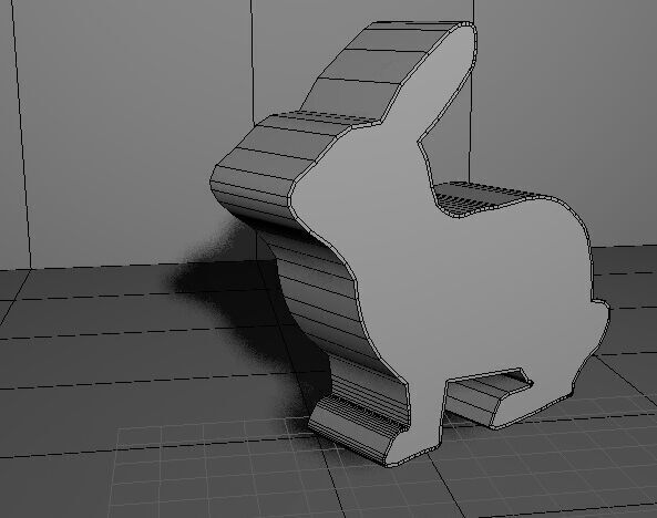 furniture cupboard Low-poly 3D model_7