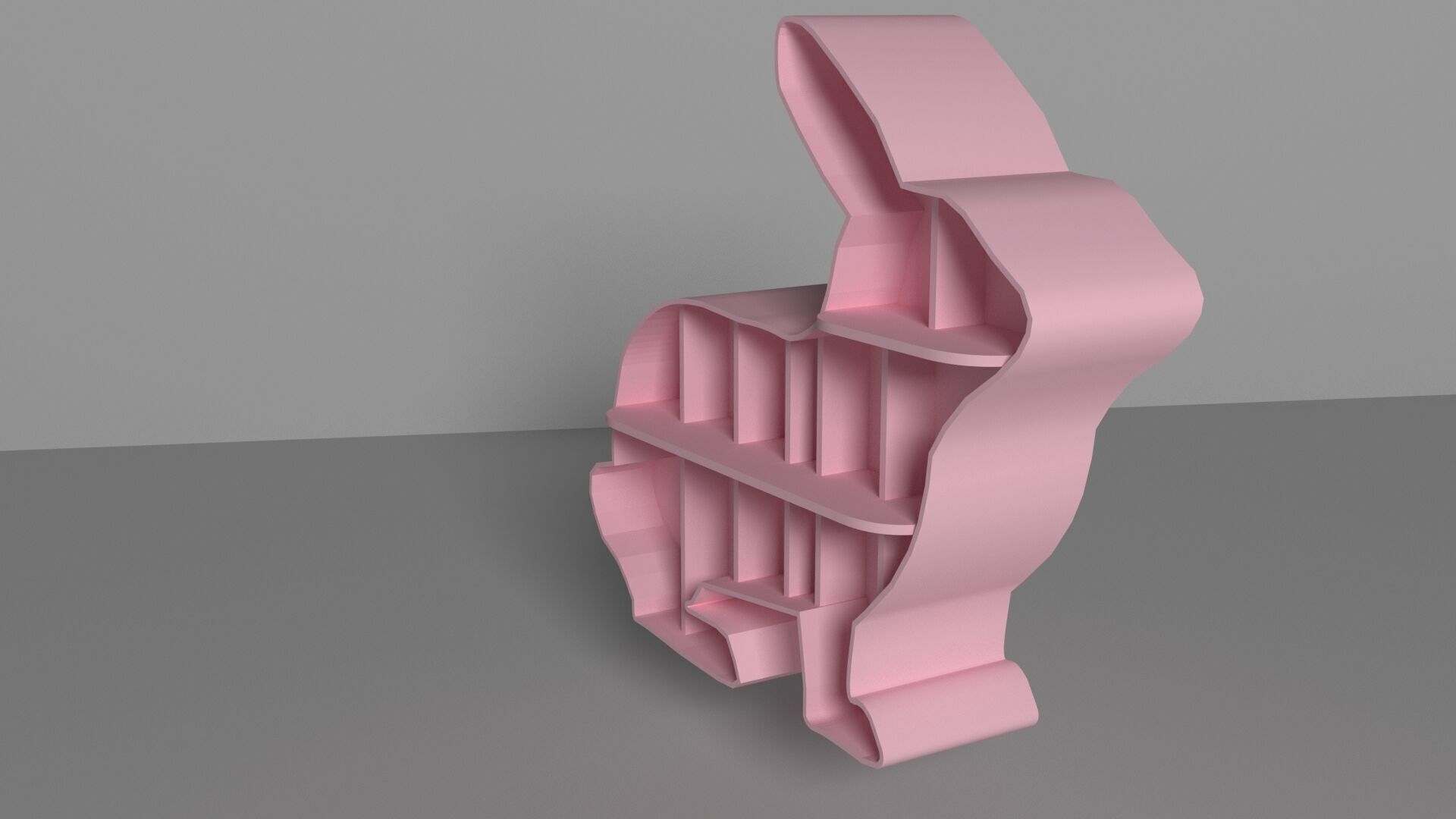 furniture cupboard Low-poly 3D model_2