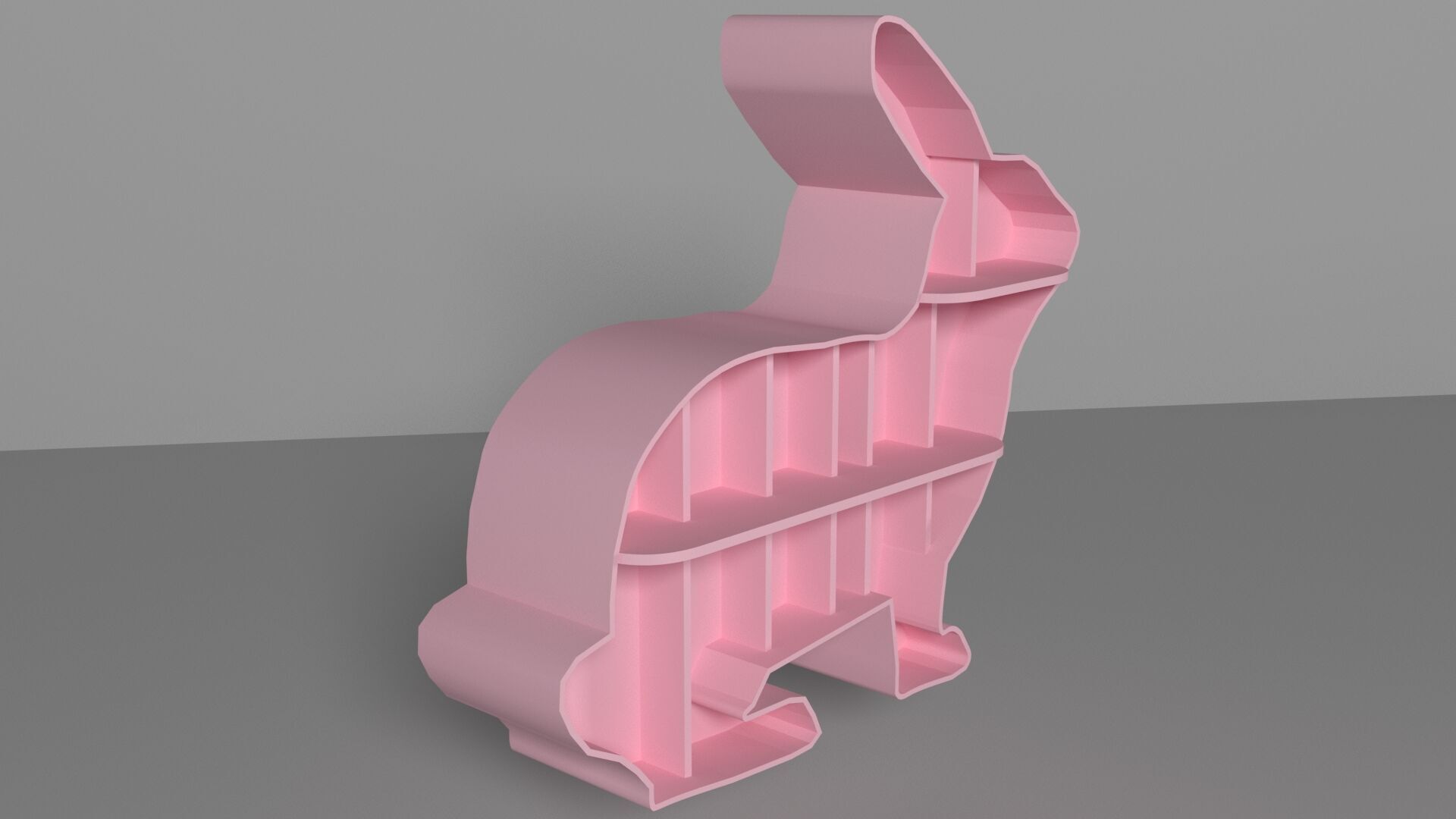 furniture cupboard Low-poly 3D model_4