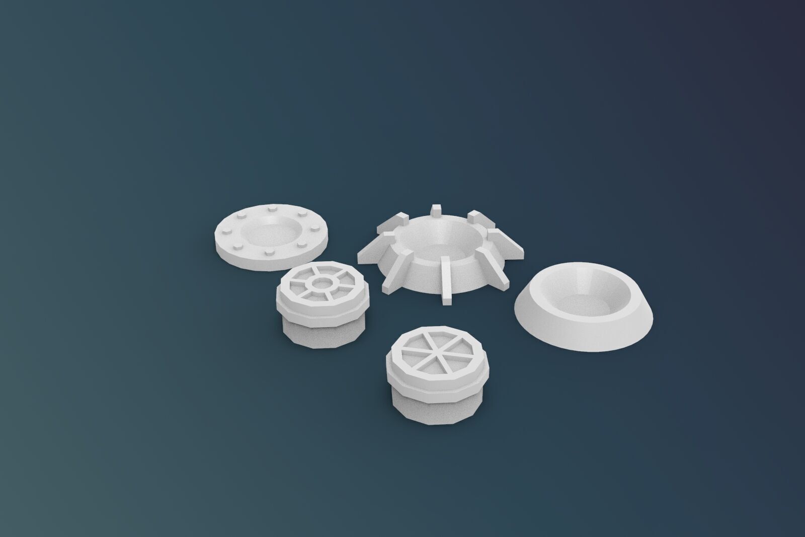 scifi kitbash project 4 3D print model_5