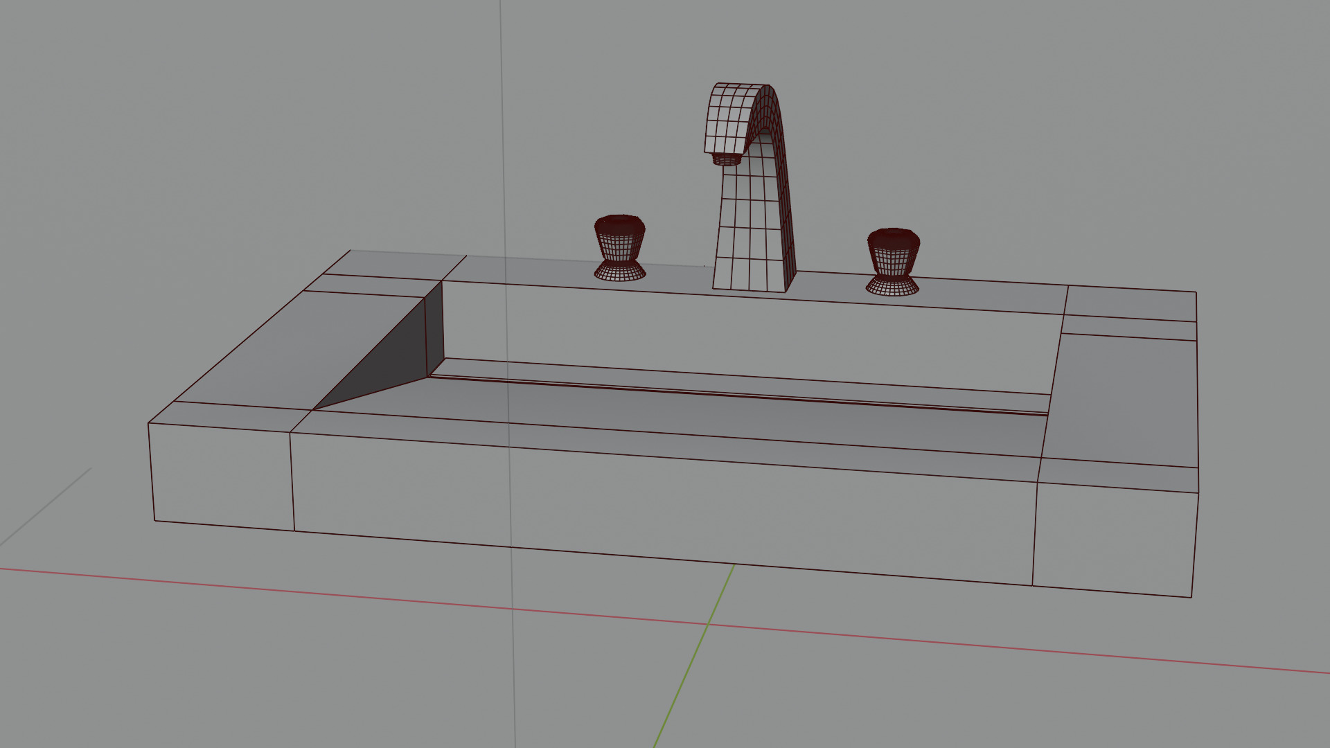 bathroom sink 3D model_1