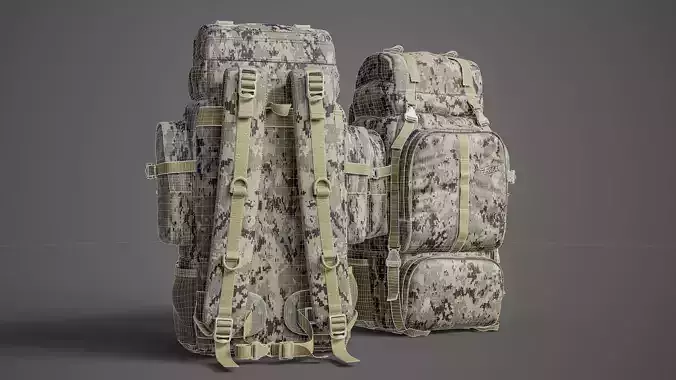 FGear Neutron 50L - Unisex Trekking Bag - Military Bag