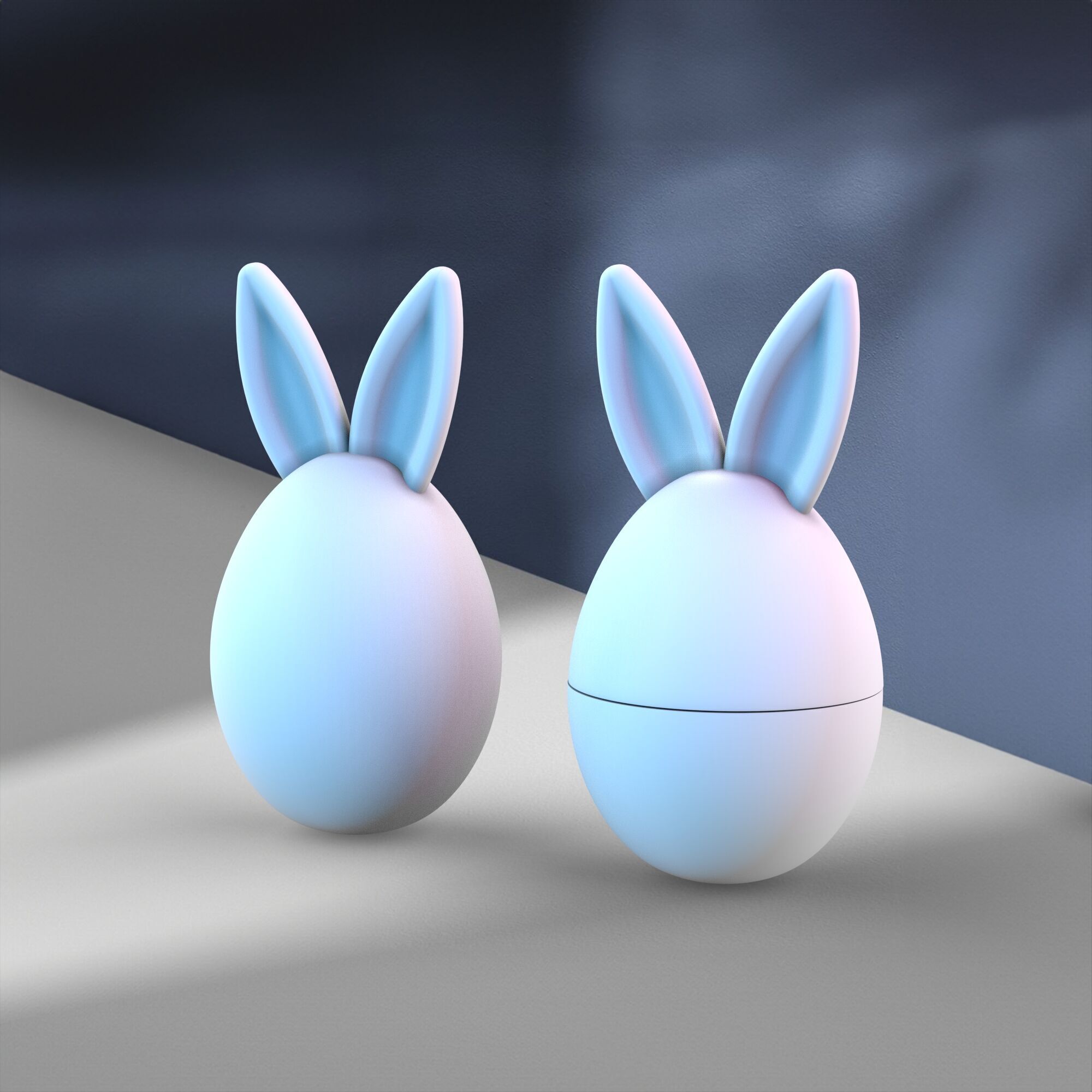 3D Easter Bunny Box - Decor - Easter Egg Gifts 3D print model_5