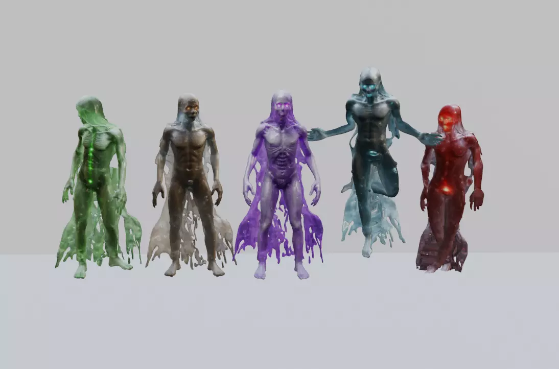 Ghost Guardian 3D Model Pack 3D model_0