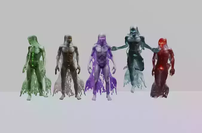 Ghost Guardian 3D Model Pack