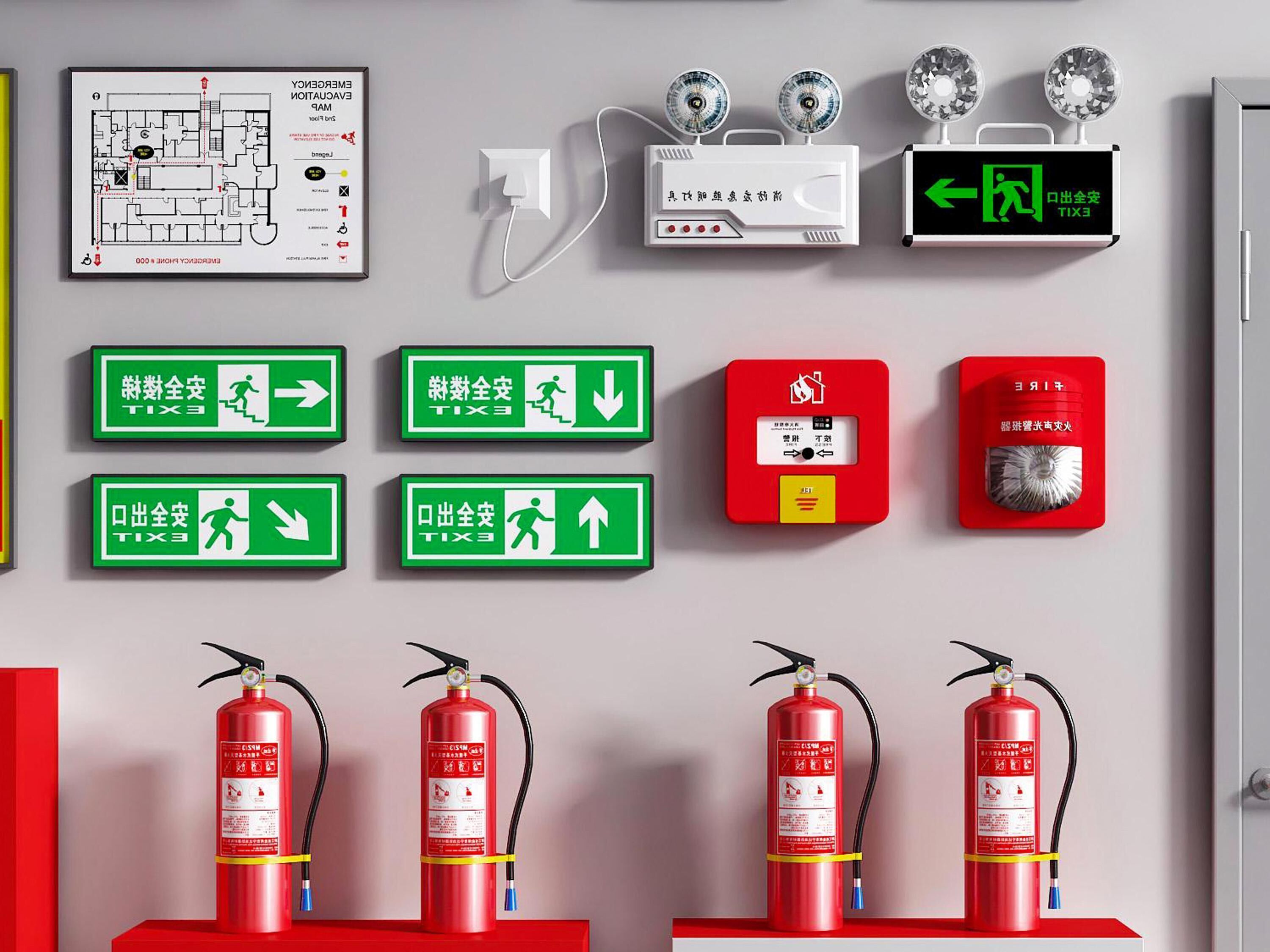 Fire modern hydrant fighting of 3D model_3