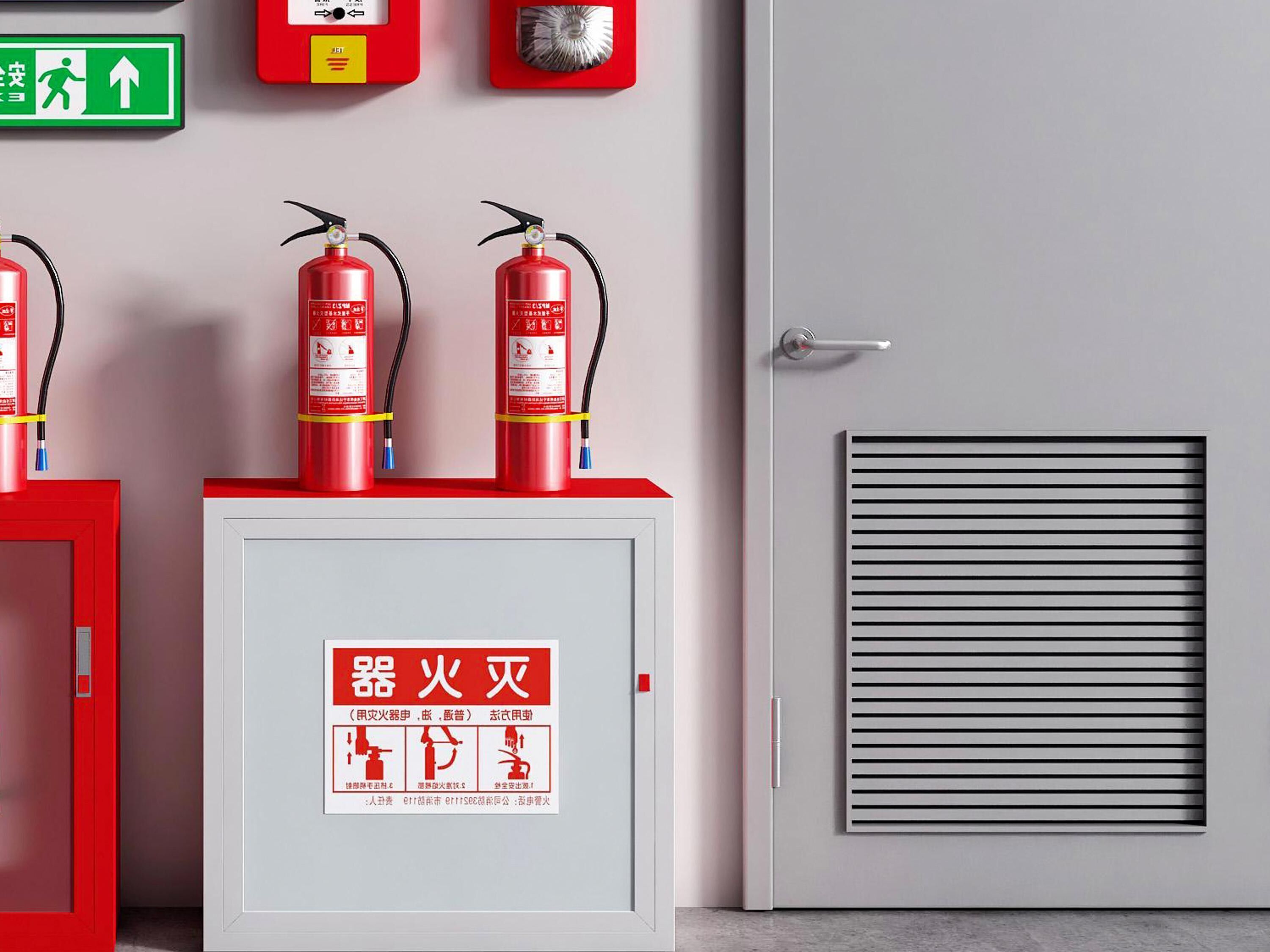 Fire modern hydrant fighting of 3D model_5