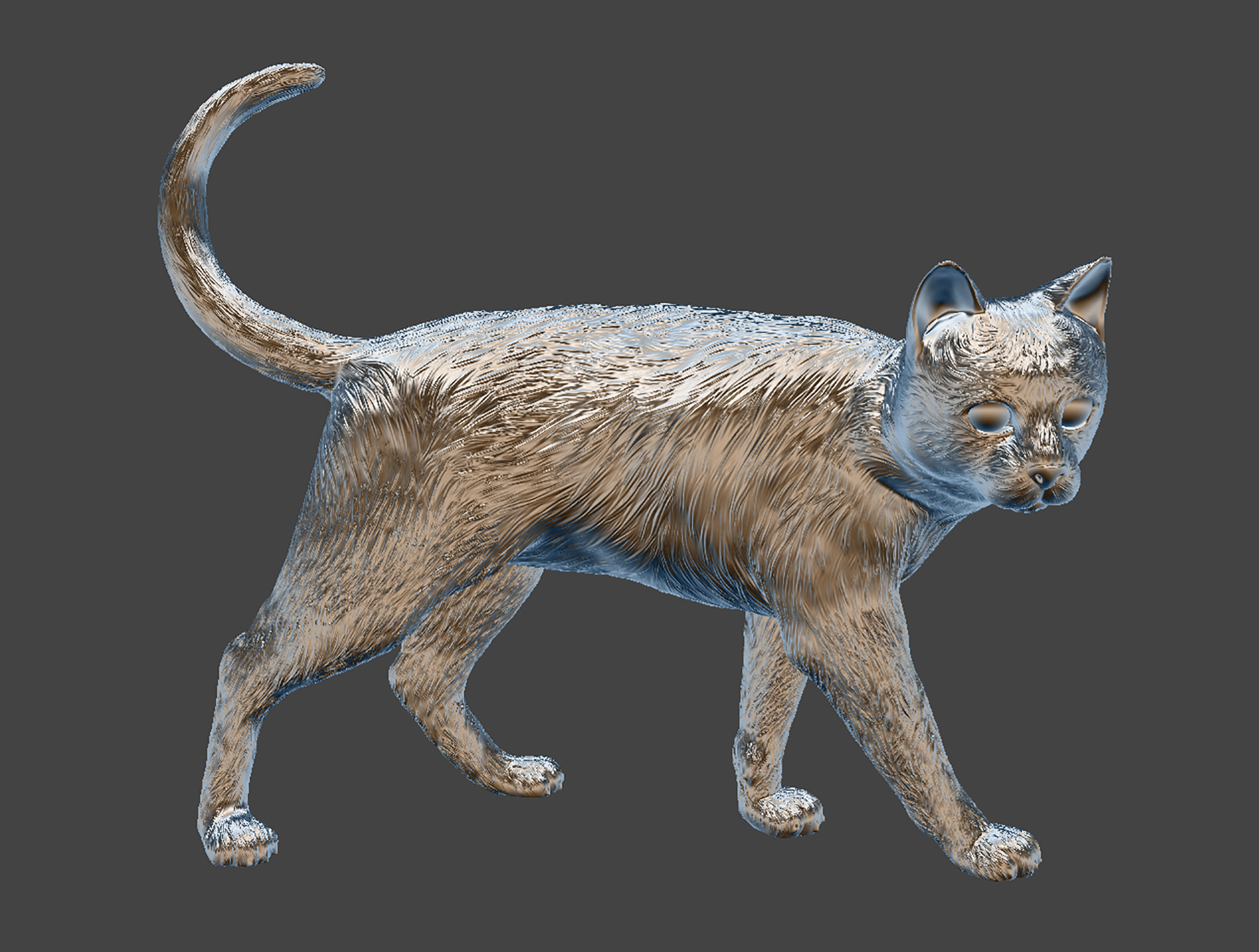 Cat 3D Print Sliced Model Ready for Printing 3D print model_12