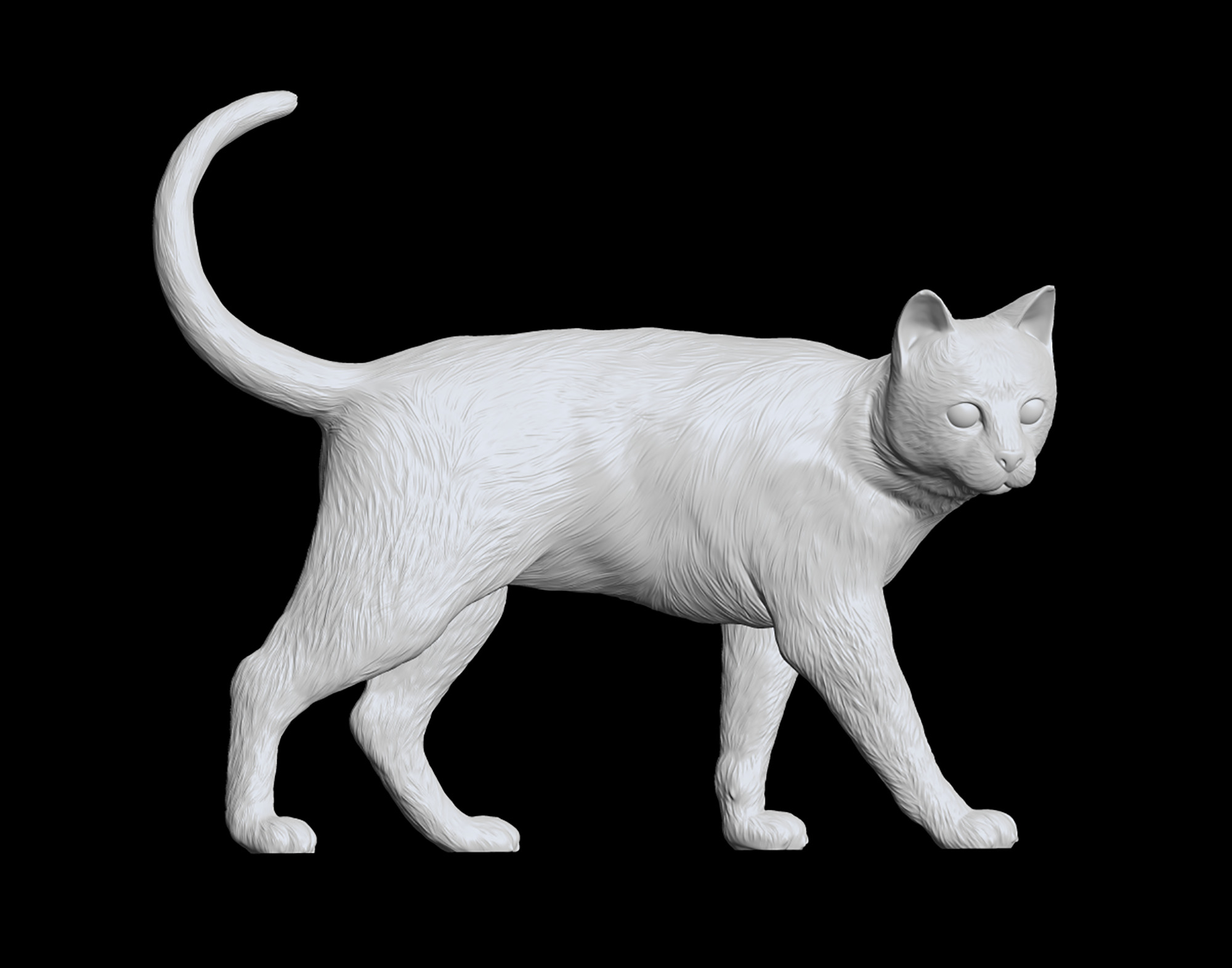 Cat 3D Print Sliced Model Ready for Printing 3D print model_3
