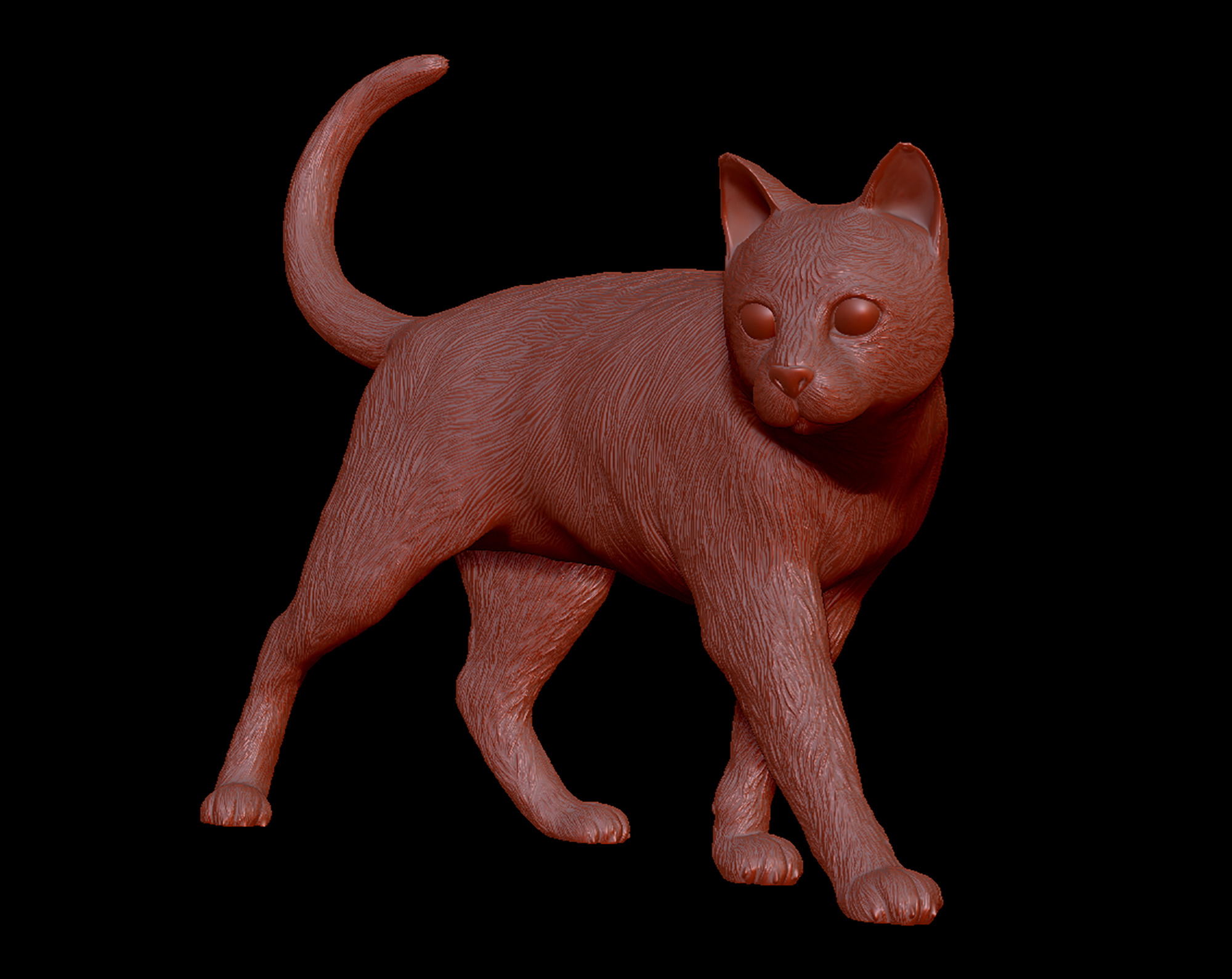 Cat 3D Print Sliced Model Ready for Printing 3D print model_10