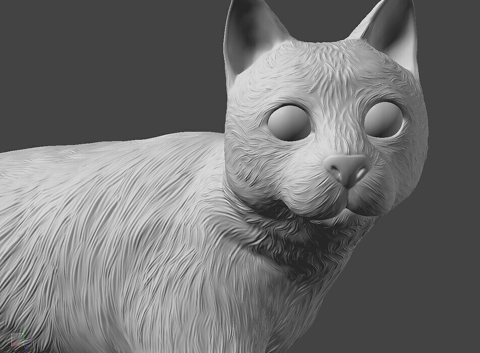 Cat 3D Print Sliced Model Ready for Printing 3D print model_5