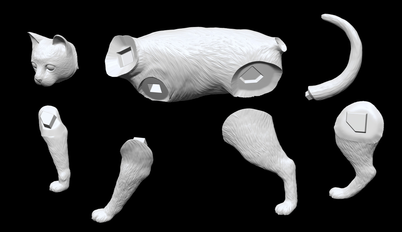 Cat 3D Print Sliced Model Ready for Printing 3D print model_2