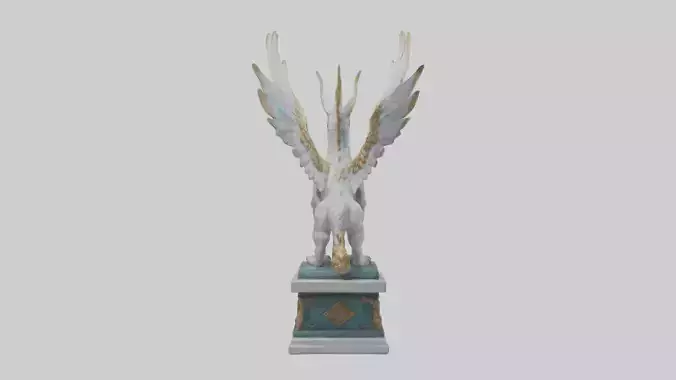 Enchanted Griffin statue model