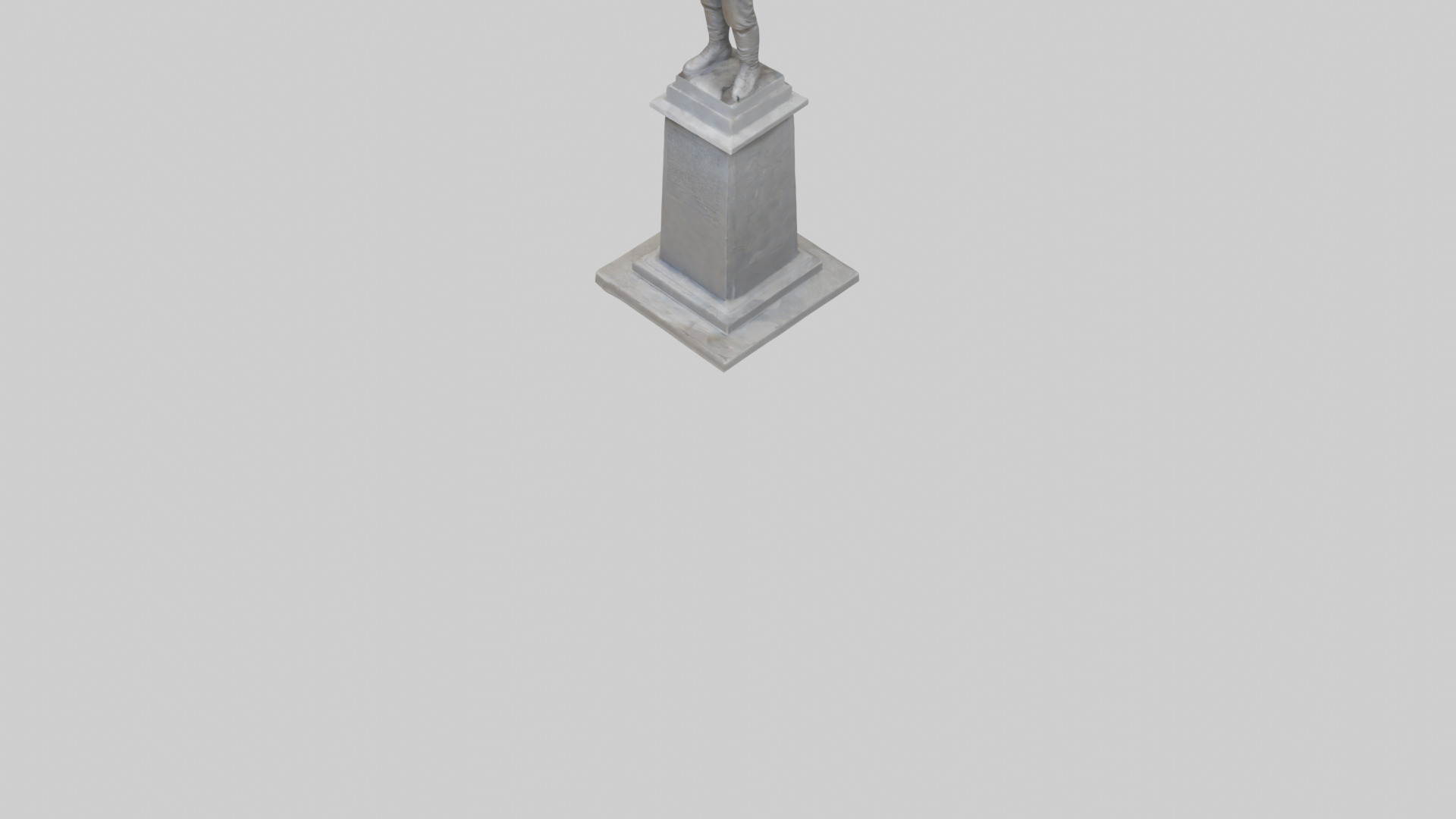 End of Conflict monument model Low-poly 3D model_5