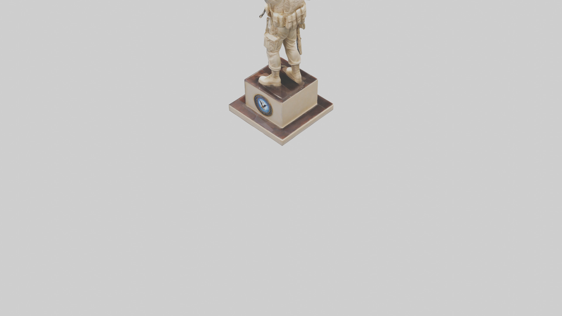 Enduring Freedom statue model Low-poly 3D model_3