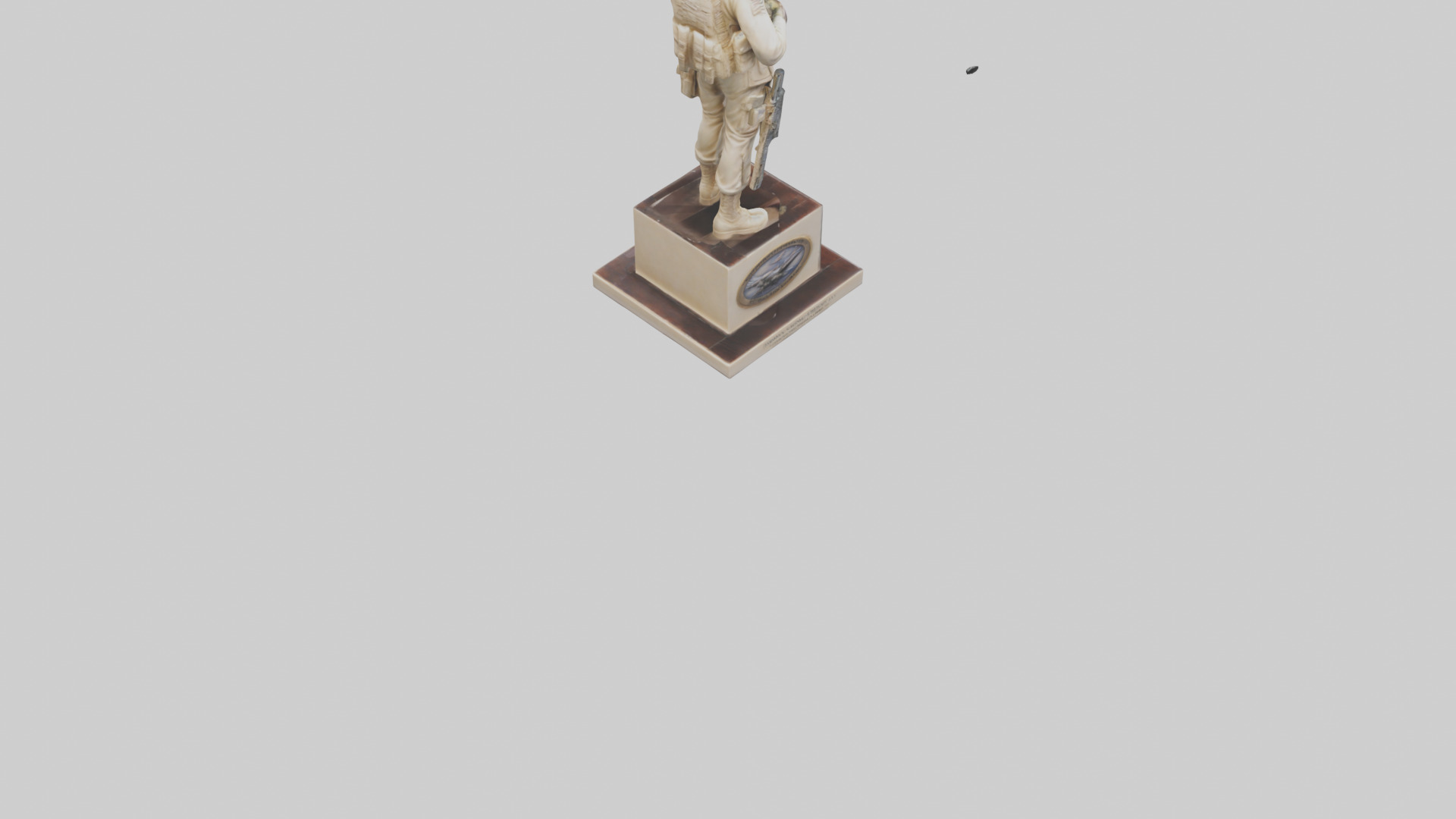 Enduring Freedom statue model Low-poly 3D model_4