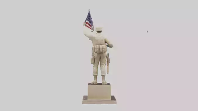 Enduring Freedom statue model