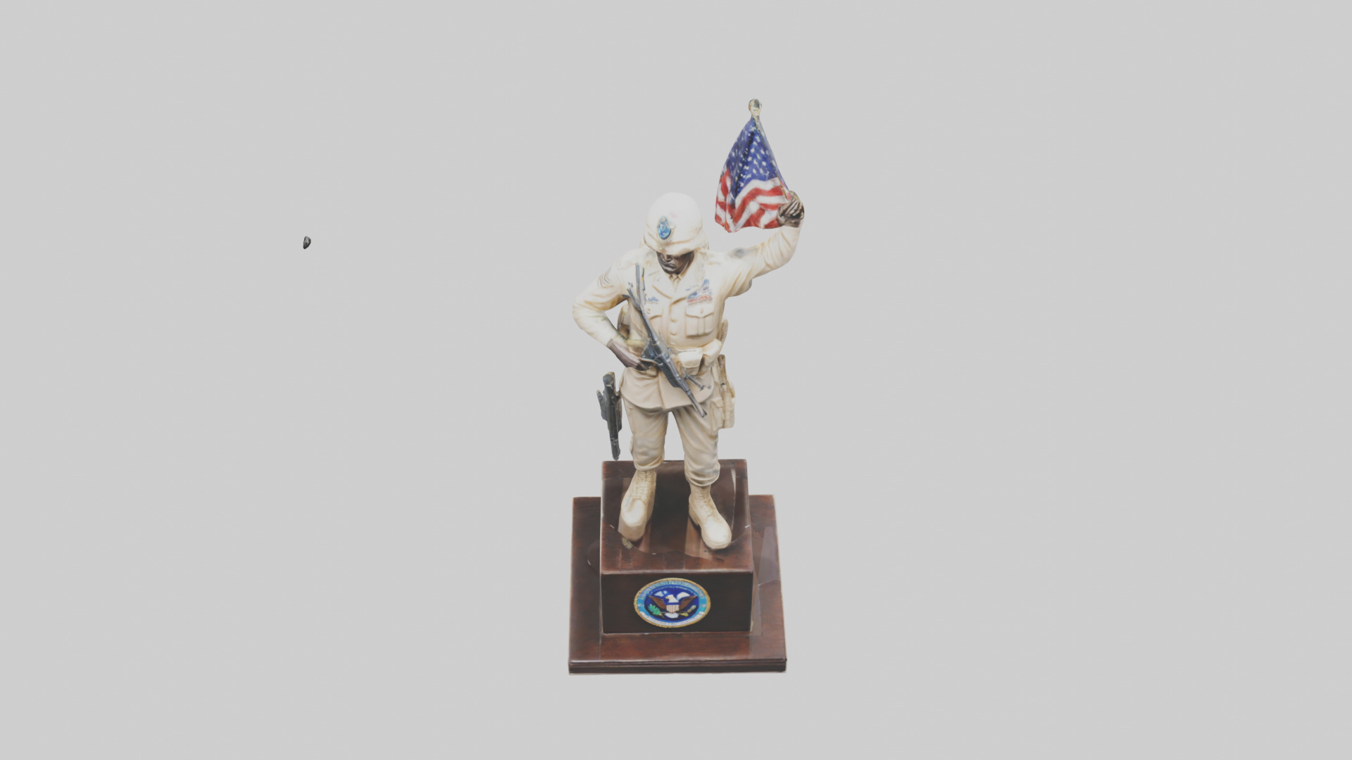 Enduring Freedom statue model Low-poly 3D model_16