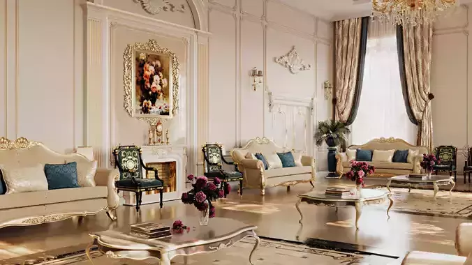 Classic Interior Scene