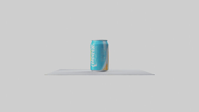 Energy soda model Low-poly 3D model