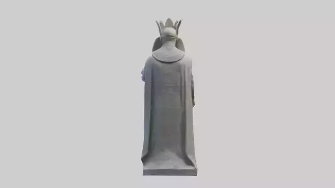 Enlil statue model Low-poly 3D model