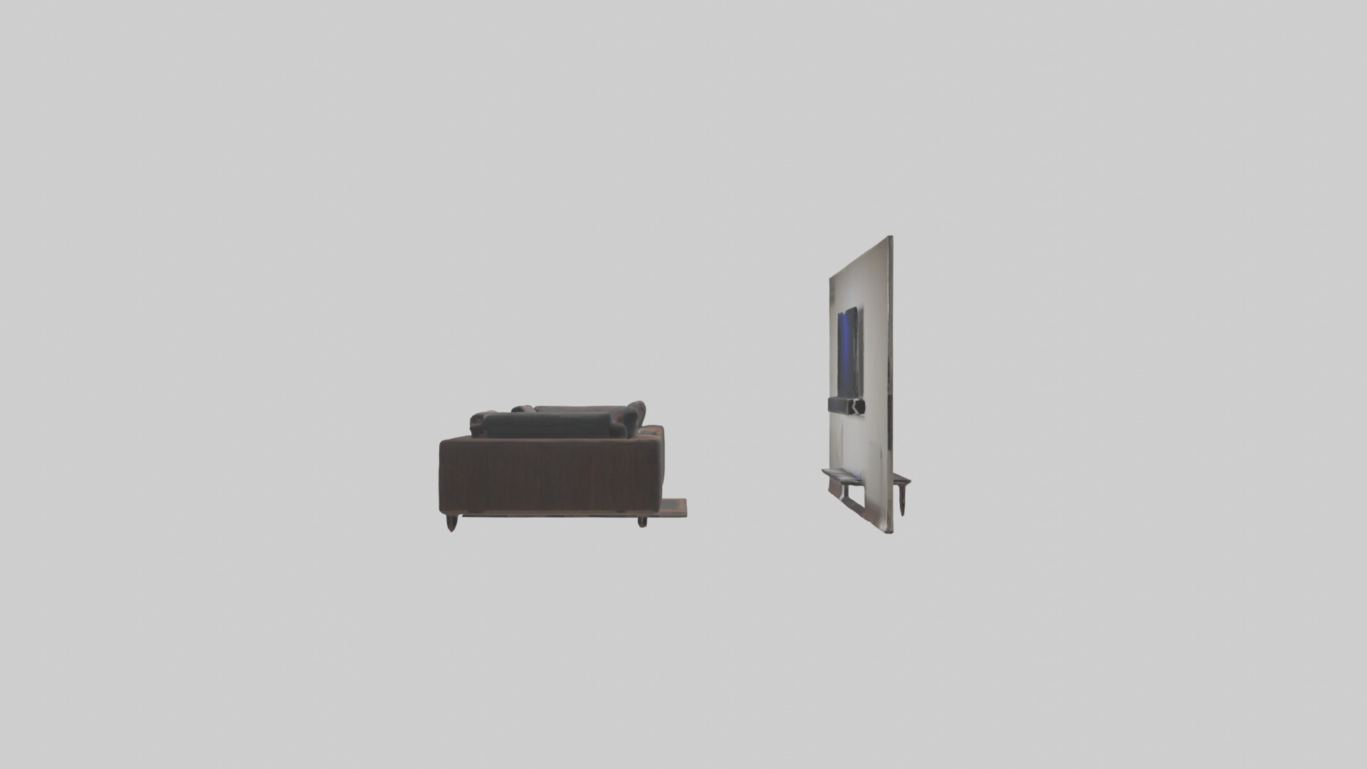 Entertainment Room Low-poly 3D model_12