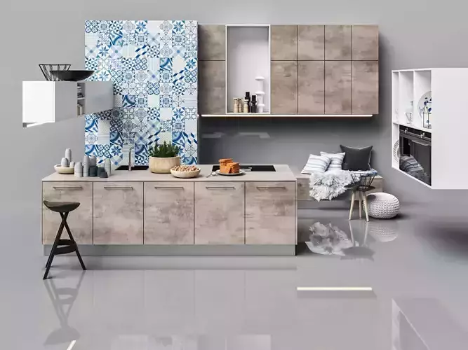 Nordic cabinet kitchen