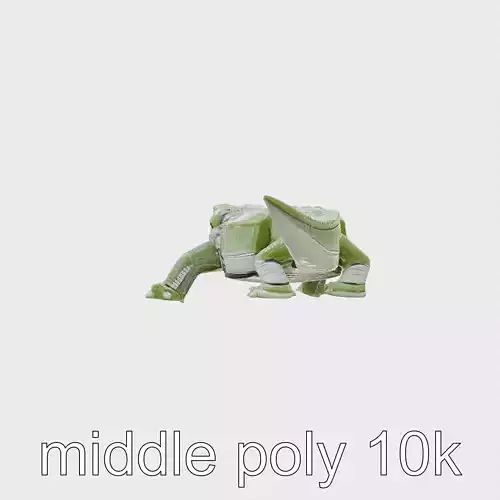 Robotic Crocodile with Matte Green Polymer Shell and Integrated Radar